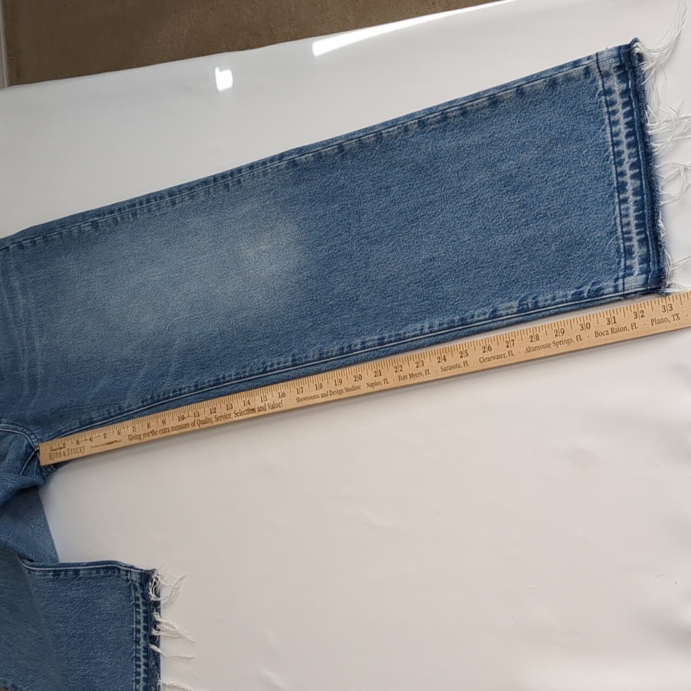 Madewell Rail Straight High Rise Jean Sz 27 Inseam 33" - Picture 14 of 16